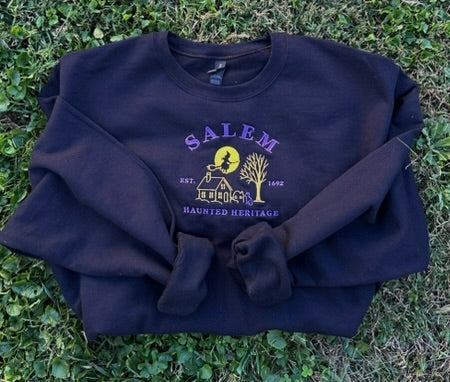 Salem Haunted Heritage Embroidered Crew