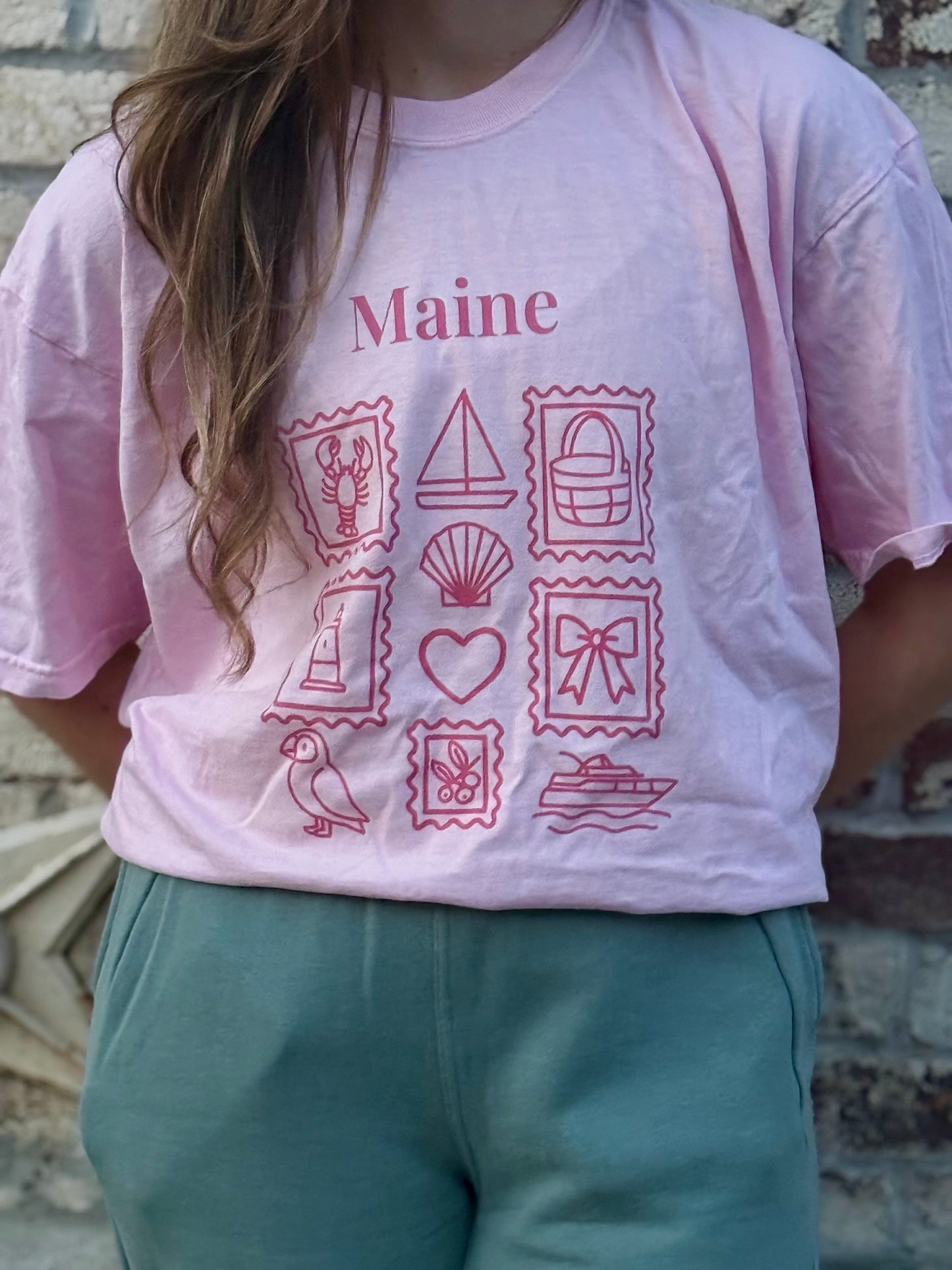 Maine Stamp Tee