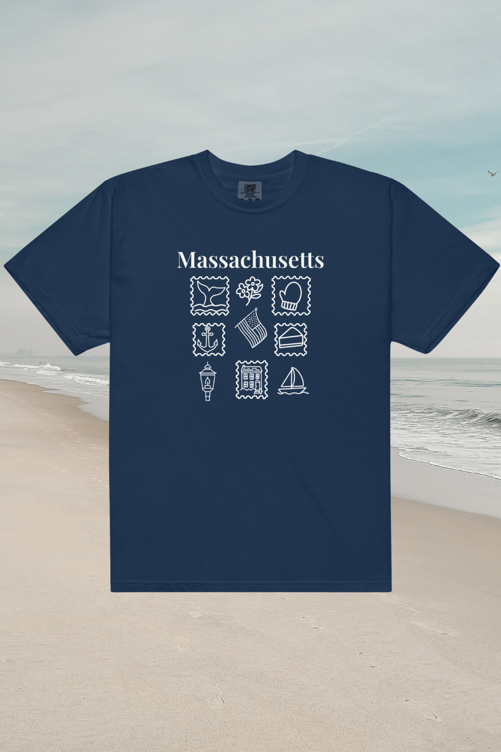 Massachusetts Stamp Tee