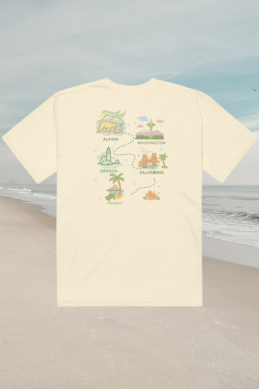 West Coast Scenic Route Tee
