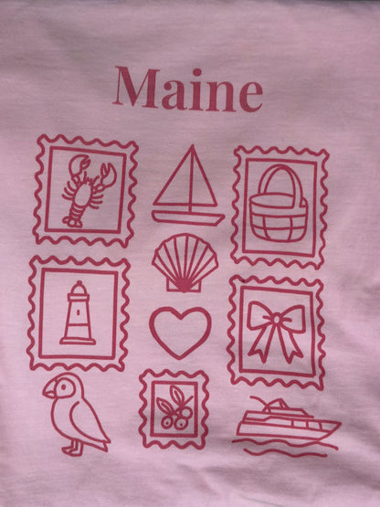 Maine Stamp Tee