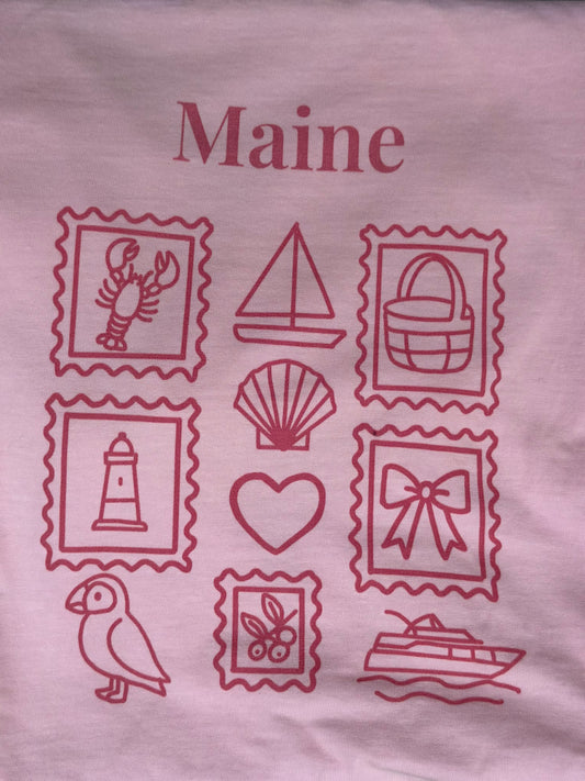 Maine Stamp Tee