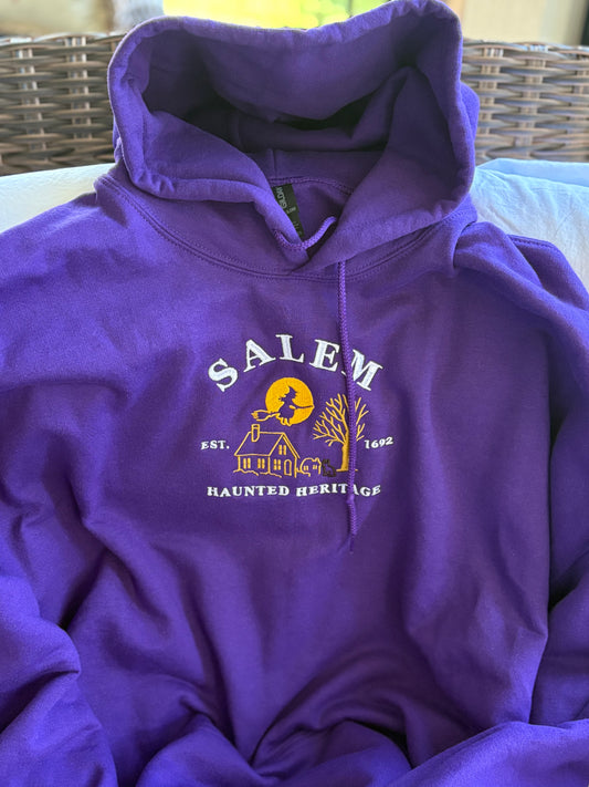 Salem Haunted Heritage Embroidered Hoodie