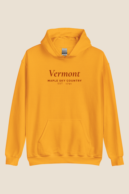 Vermont Fall Postcard Hoodie