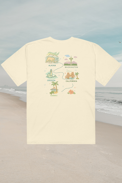 West Coast Scenic Route Tee